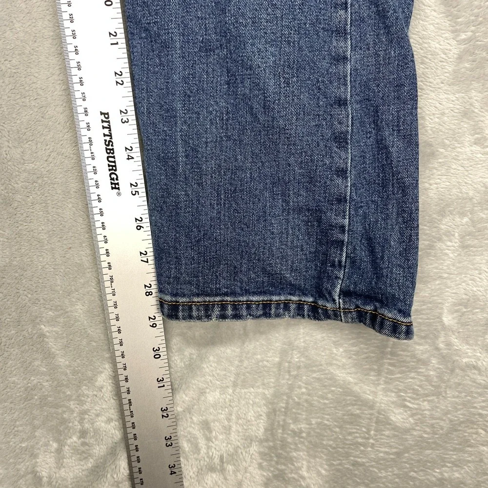 Levi's Jeans Mens 34x30 Blue Denim 527 Stretch Americana Slim Bootcut Grunge